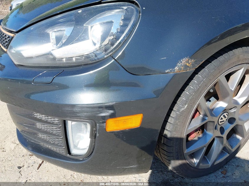 2013 Volkswagen Gti VIN WVWHD7AJ7DW130433 IAAI salvage auction — NORMAL WEAR, Wait Title, sold $550 on 2026-08-03 (photo 6)