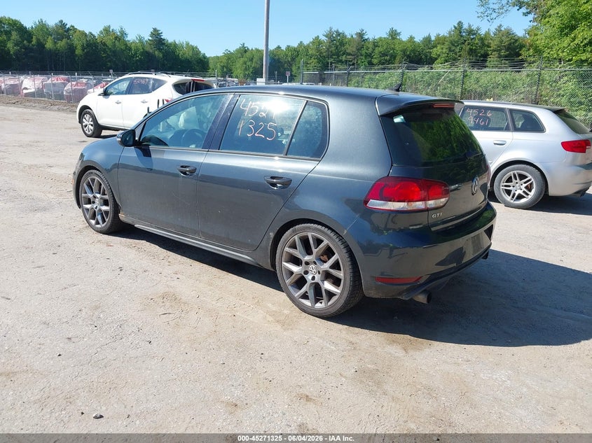 2013 Volkswagen Gti VIN WVWHD7AJ7DW130433 IAAI salvage auction — NORMAL WEAR, Wait Title, sold $550 on 2026-08-03 (photo 3)