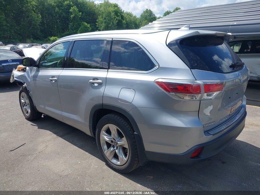 2016 Toyota Highlander VIN 5TDDKRFH7GS346194 IAAI salvage auction — FRONT END, Salvage Title, sold $3,950 on 2026-07-23 (photo 3)