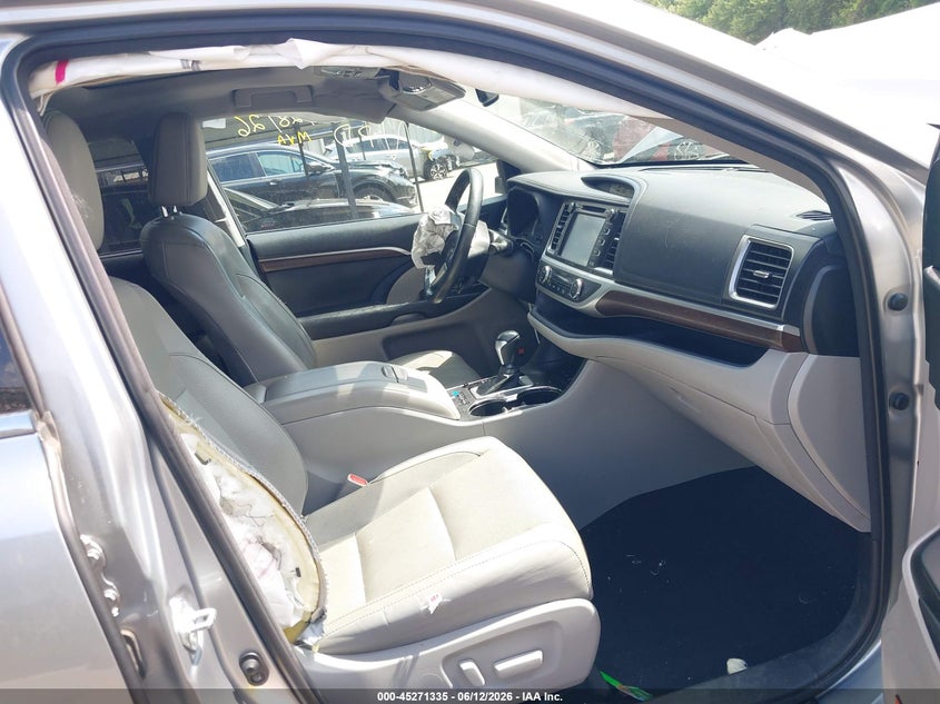 2016 Toyota Highlander VIN 5TDDKRFH7GS346194 IAAI salvage auction — FRONT END, Salvage Title, sold $3,950 on 2026-07-23 (photo 5)