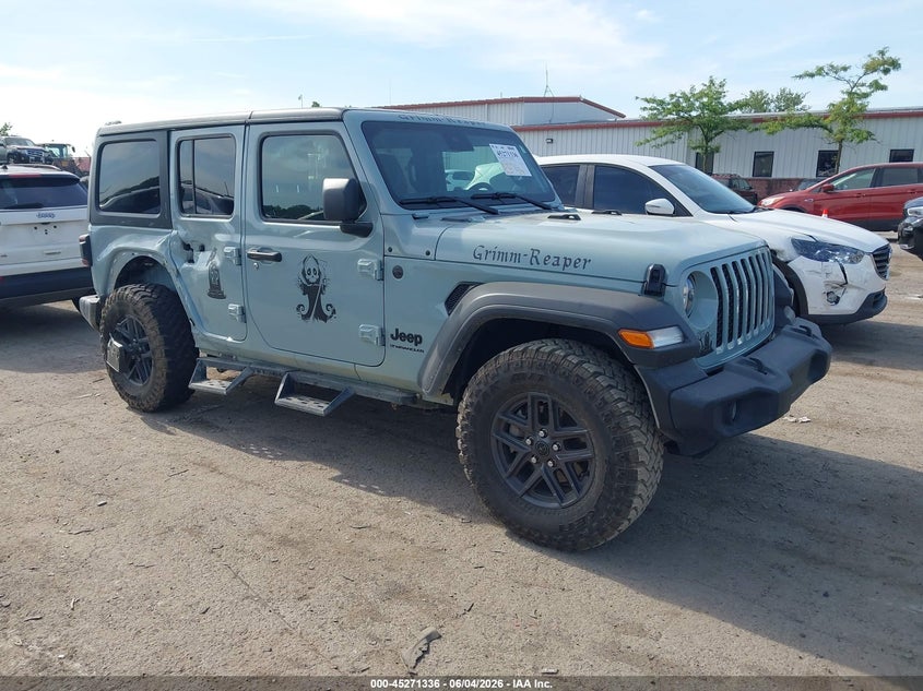 2024 Jeep Wrangler / VIN 1C4PJXDN5RW177308 IAAI salvage auction — RIGHT SIDE, Salvage Title, sold $13,200 on 2026-07-30 (photo 1)