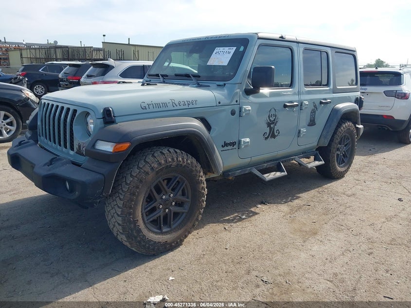 2024 Jeep Wrangler / VIN 1C4PJXDN5RW177308 IAAI salvage auction — RIGHT SIDE, Salvage Title, sold $13,200 on 2026-07-30 (photo 2)