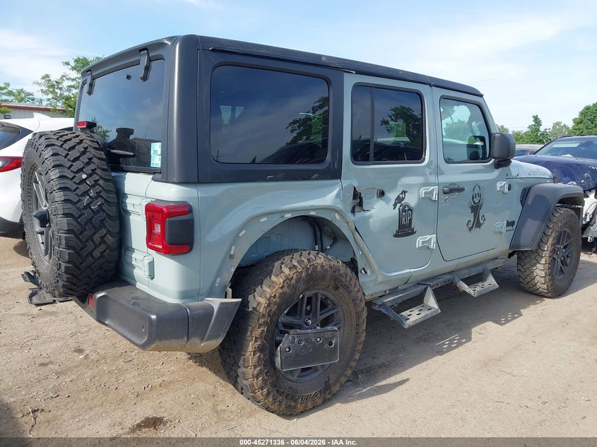 2024 Jeep Wrangler / VIN 1C4PJXDN5RW177308 IAAI salvage auction — RIGHT SIDE, Salvage Title, sold $13,200 on 2026-07-30 (photo 6)