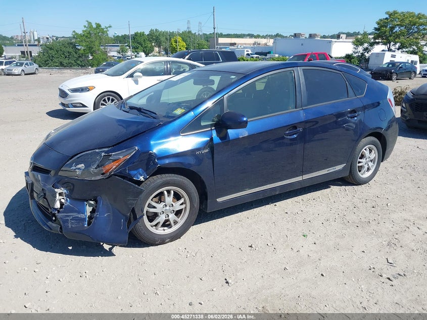 2012 Toyota Prius VIN JTDKN3DU0C1543971 IAAI salvage auction — FRONT END, Salvage (Pennsylvania), sold $475 on 2026-07-24 (photo 2)