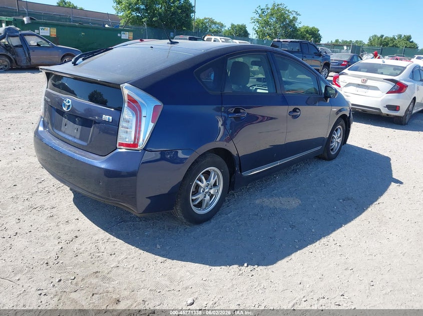 2012 Toyota Prius VIN JTDKN3DU0C1543971 IAAI salvage auction — FRONT END, Salvage (Pennsylvania), sold $475 on 2026-07-24 (photo 4)