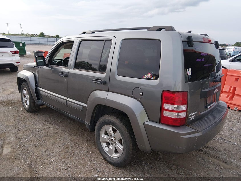2012 Jeep Liberty (north america) VIN 1C4PJMAK4CW129606 IAAI salvage auction — NORMAL WEAR, Certificate Of Title (Nebraska), sold $500 on 2026-07-09 (photo 3)