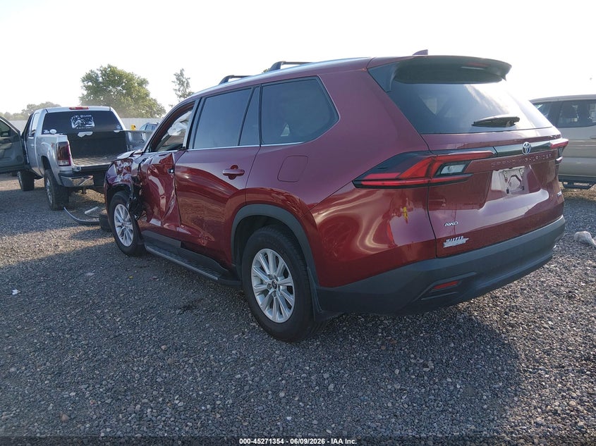 2026 Toyota Highlander VIN 5TDAAAB58TS105015 IAAI salvage auction — LEFT SIDE, Salvage (Louisiana), sold $16,300 on 2026-07-22 (photo 3)