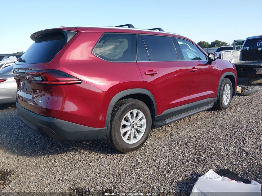 2026 Toyota Highlander VIN 5TDAAAB58TS105015 IAAI salvage auction — LEFT SIDE, Salvage (Louisiana), sold $16,300 on 2026-07-22 (photo 4)