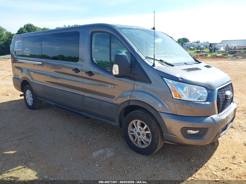 2021 Ford Transit VIN 1FBAX2Y89MKA52232 IAAI salvage auction — HAIL, Salvage Title, sold $13,600 on 2026-07-12 (photo 1)
