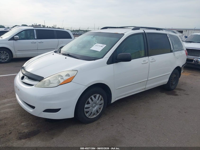 2007 Toyota Sienna VIN 5TDZK23C87S043978 IAAI salvage auction — REAR END, Regular (South Dakota), sold $975 on 2026-07-10 (photo 2)