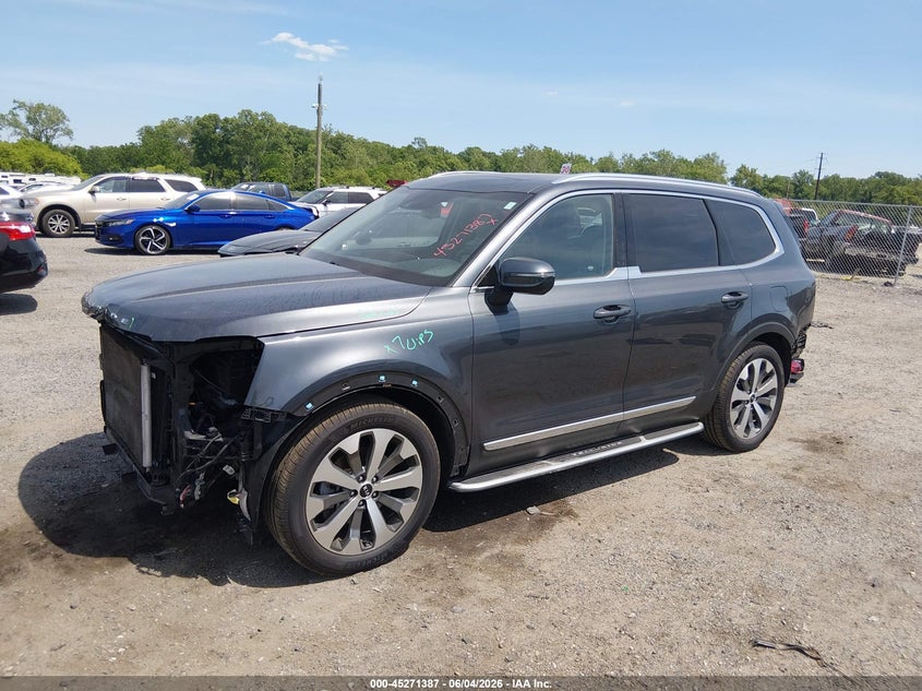 2020 Kia Telluride VIN 5XYP3DHC9LG068775 IAAI salvage auction — FRONT END, Salvage Title, sold $3,800 on 2026-07-27 (photo 2)