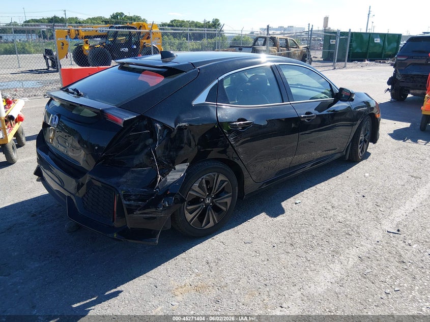 2019 Honda Civic VIN SHHFK7H85KU203296 IAAI salvage auction — RIGHT SIDE, Salvage Title, sold $5,000 on 2026-07-28 (photo 4)