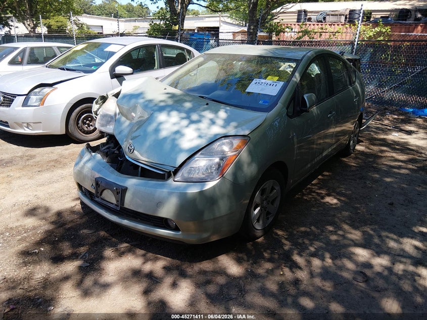 2006 Toyota Prius VIN JTDKB20U167506907 IAAI salvage auction — RIGHT FRONT, Salvage (Virginia), sold $450 on 2026-07-16 (photo 2)