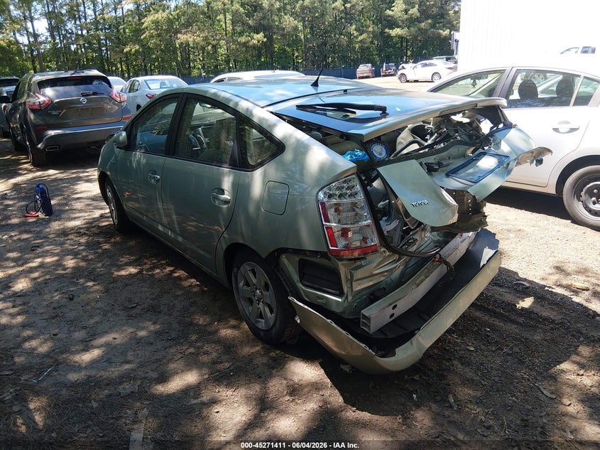 2006 Toyota Prius VIN JTDKB20U167506907 IAAI salvage auction — RIGHT FRONT, Salvage (Virginia), sold $450 on 2026-07-16 (photo 3)