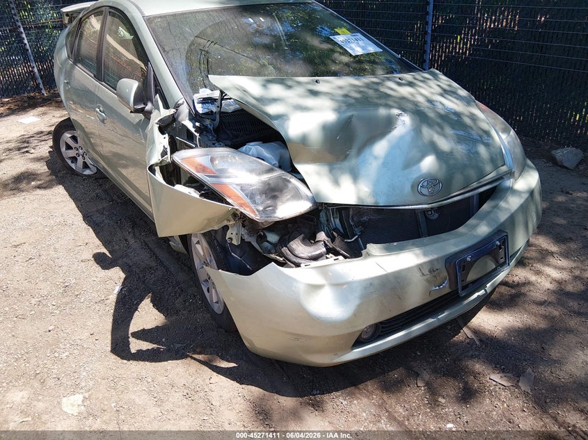 2006 Toyota Prius VIN JTDKB20U167506907 IAAI salvage auction — RIGHT FRONT, Salvage (Virginia), sold $450 on 2026-07-16 (photo 6)