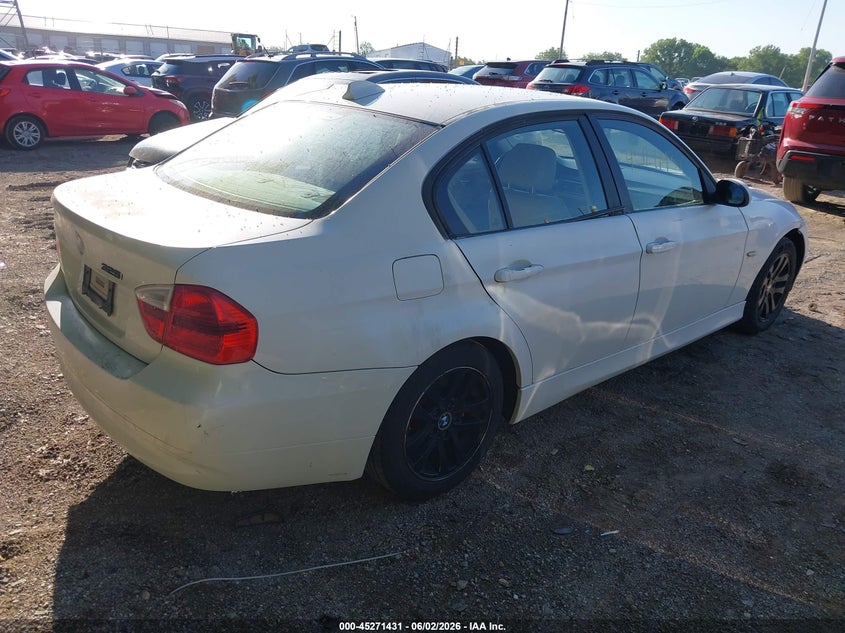 2006 BMW 3 series VIN WBAVB135X6PT04656 IAAI salvage auction — RIGHT FRONT, Rebuilt (Indiana), sold $400 on 2026-07-08 (photo 4)