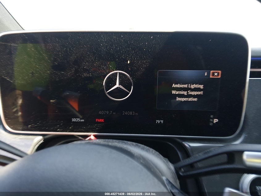 2023 Mercedes-Benz EQS VIN 4JGDM2DB4PA028509 — IAAI salvage auction photo