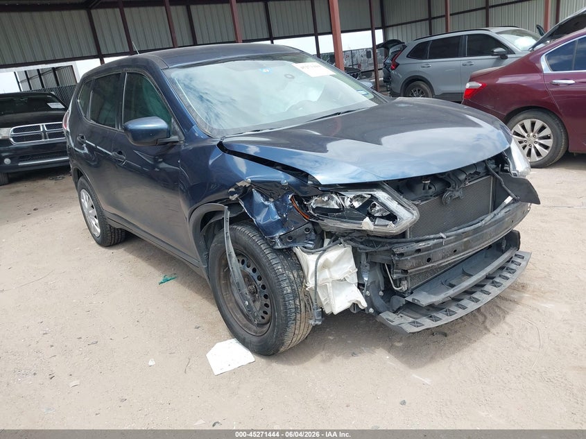 2016 Nissan Rogue VIN KNMAT2MT8GP634492 IAAI salvage auction — FRONT END, Salvage (Texas), sold $700 on 2026-07-28 (photo 1)