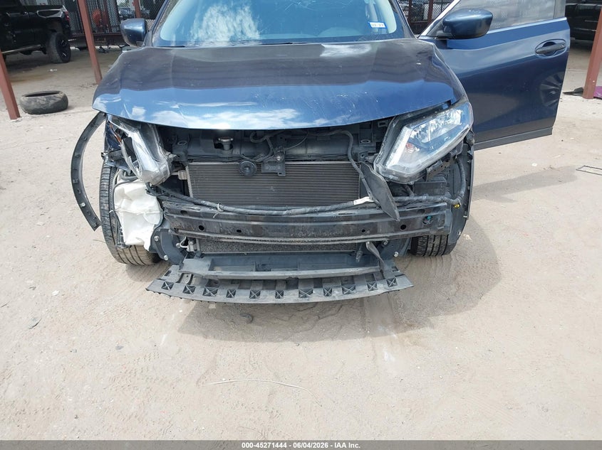 2016 Nissan Rogue VIN KNMAT2MT8GP634492 IAAI salvage auction — FRONT END, Salvage (Texas), sold $700 on 2026-07-28 (photo 6)