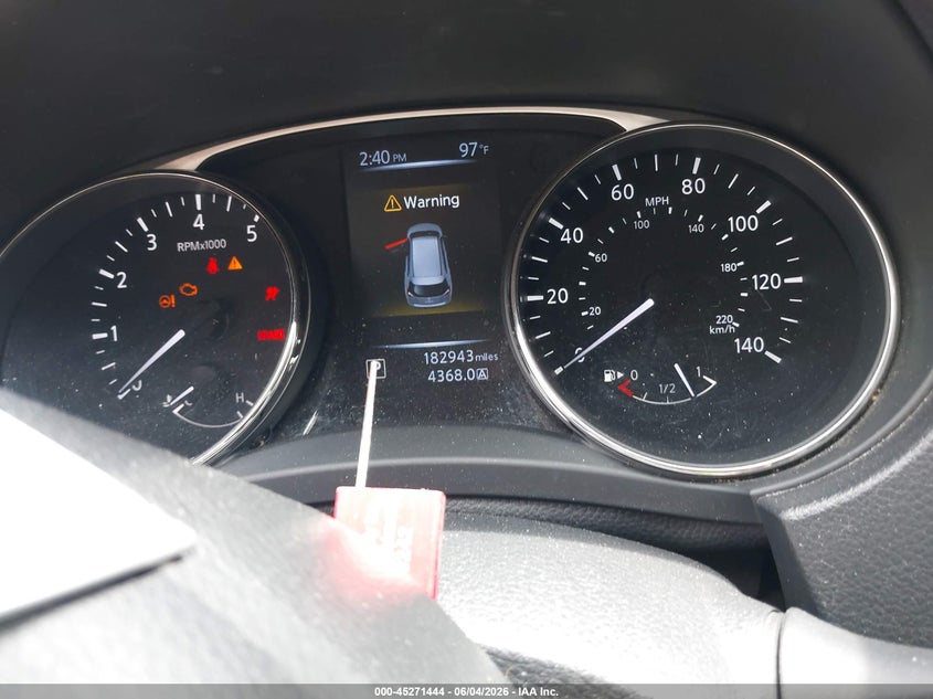 2016 Nissan Rogue VIN KNMAT2MT8GP634492 IAAI salvage auction — FRONT END, Salvage (Texas), sold $700 on 2026-07-28 (photo 7)