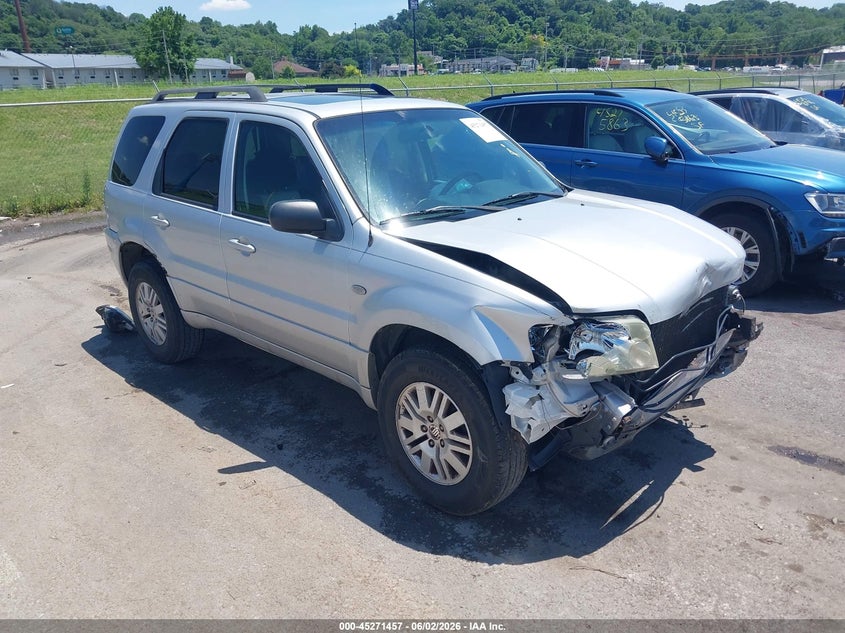 2007 Mercury Mariner VIN 4M2YU81167KJ03123 IAAI salvage auction — FRONT END, Salvage (Missouri), sold $25 on 2026-07-28 (photo 1)