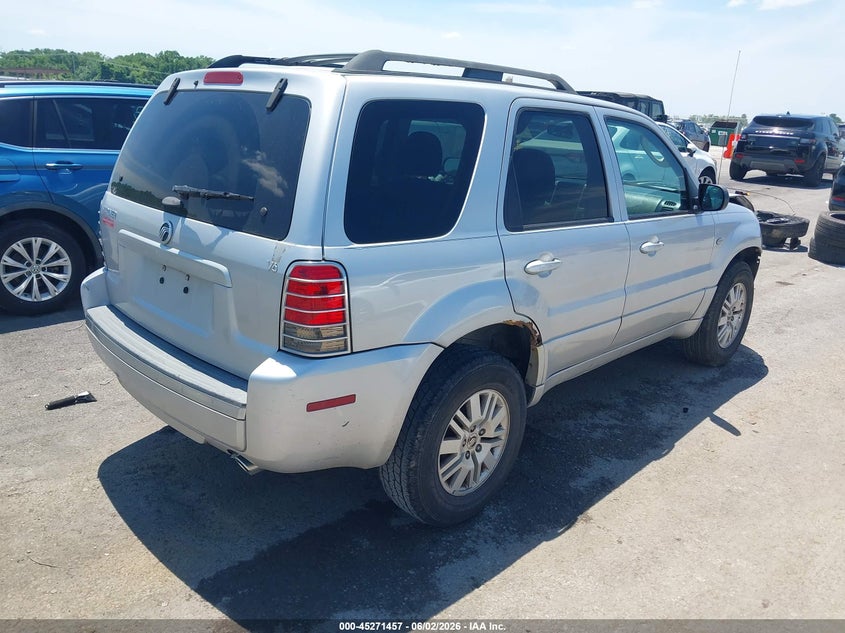 2007 Mercury Mariner VIN 4M2YU81167KJ03123 IAAI salvage auction — FRONT END, Salvage (Missouri), sold $25 on 2026-07-28 (photo 4)