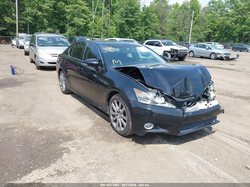 2013 Lexus Gs VIN JTHBE1BL9D5017510 IAAI salvage auction — FRONT END, Salvage - Greater Than 75% (Maryland), sold $1,200 on 2026-07-15 (photo 1)