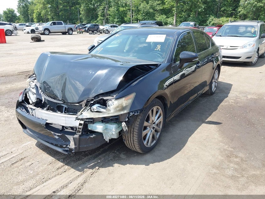 2013 Lexus Gs VIN JTHBE1BL9D5017510 IAAI salvage auction — FRONT END, Salvage - Greater Than 75% (Maryland), sold $1,200 on 2026-07-15 (photo 2)