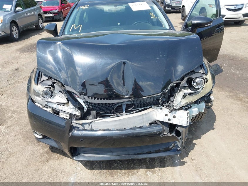 2013 Lexus Gs VIN JTHBE1BL9D5017510 IAAI salvage auction — FRONT END, Salvage - Greater Than 75% (Maryland), sold $1,200 on 2026-07-15 (photo 6)