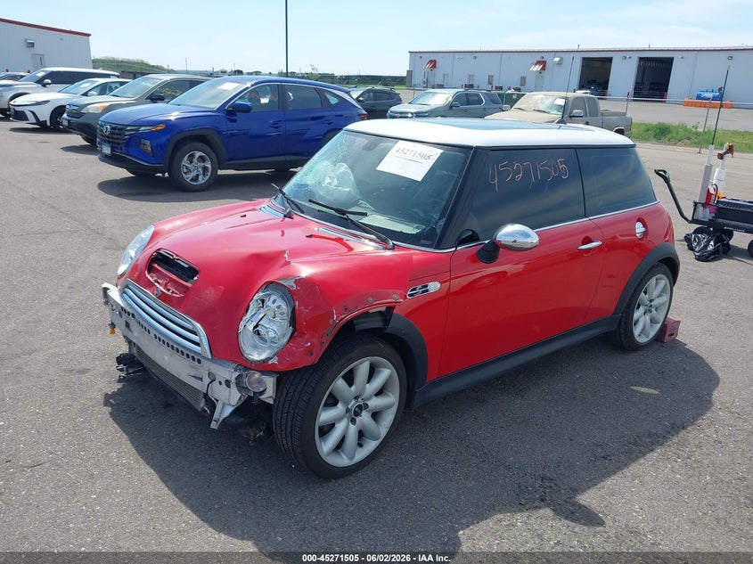 2006 Mini Cooper VIN WMWRE33546TL23182 IAAI salvage auction — FRONT END, Prior Salvage (Minnesota), sold $600 on 2026-07-20 (photo 2)