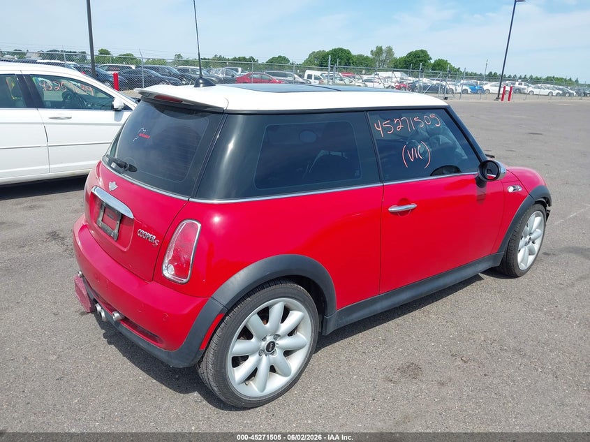 2006 Mini Cooper VIN WMWRE33546TL23182 IAAI salvage auction — FRONT END, Prior Salvage (Minnesota), sold $600 on 2026-07-20 (photo 4)