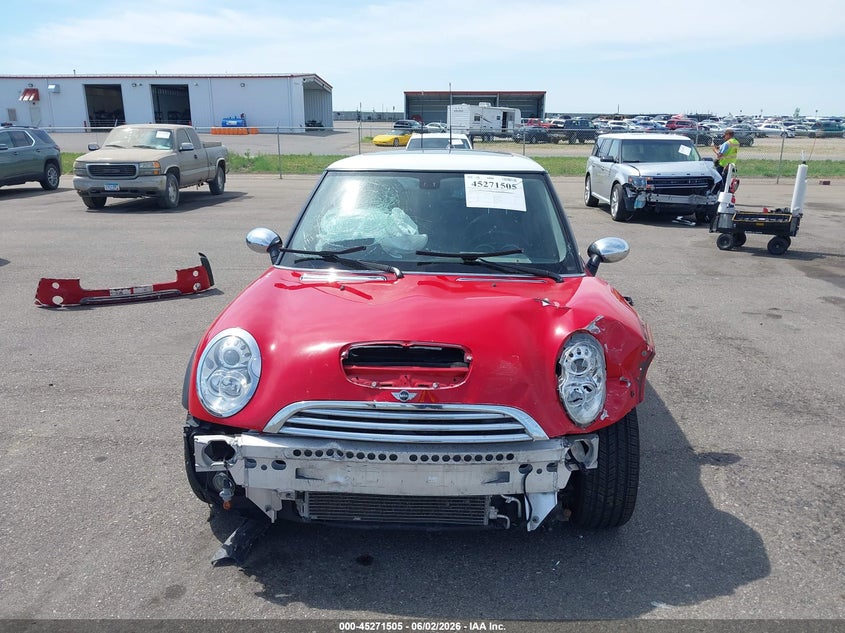 2006 Mini Cooper VIN WMWRE33546TL23182 IAAI salvage auction — FRONT END, Prior Salvage (Minnesota), sold $600 on 2026-07-20 (photo 6)