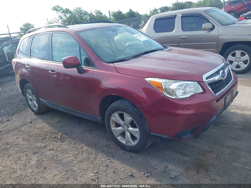 2016 Subaru Forester VIN JF2SJADC2GH527678 IAAI salvage auction — NORMAL WEAR, Clear (Virginia), sold $425 on 2026-07-07 (photo 1)