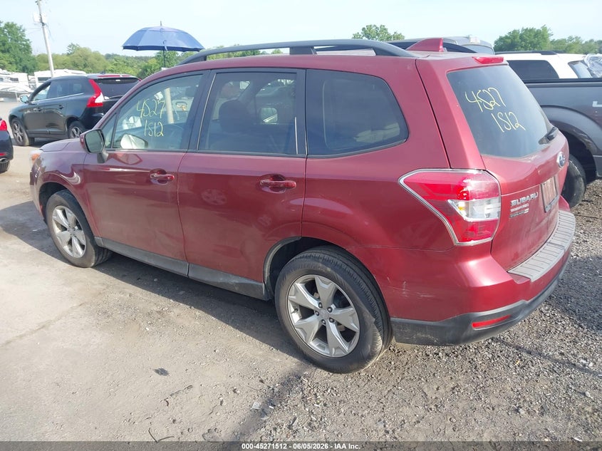 2016 Subaru Forester VIN JF2SJADC2GH527678 IAAI salvage auction — NORMAL WEAR, Clear (Virginia), sold $425 on 2026-07-07 (photo 3)