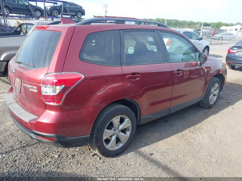 2016 Subaru Forester VIN JF2SJADC2GH527678 IAAI salvage auction — NORMAL WEAR, Clear (Virginia), sold $425 on 2026-07-07 (photo 4)