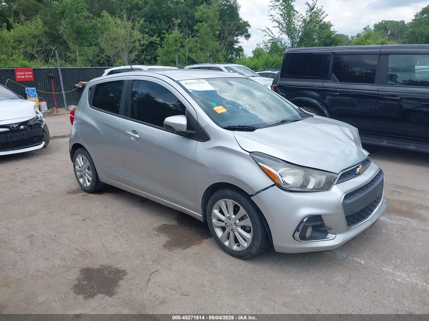 2018 Chevrolet Spark VIN KL8CD6SA1JC422359 IAAI salvage auction — LEFT SIDE, Salvage Title, sold $25 on 2026-07-08 (photo 1)
