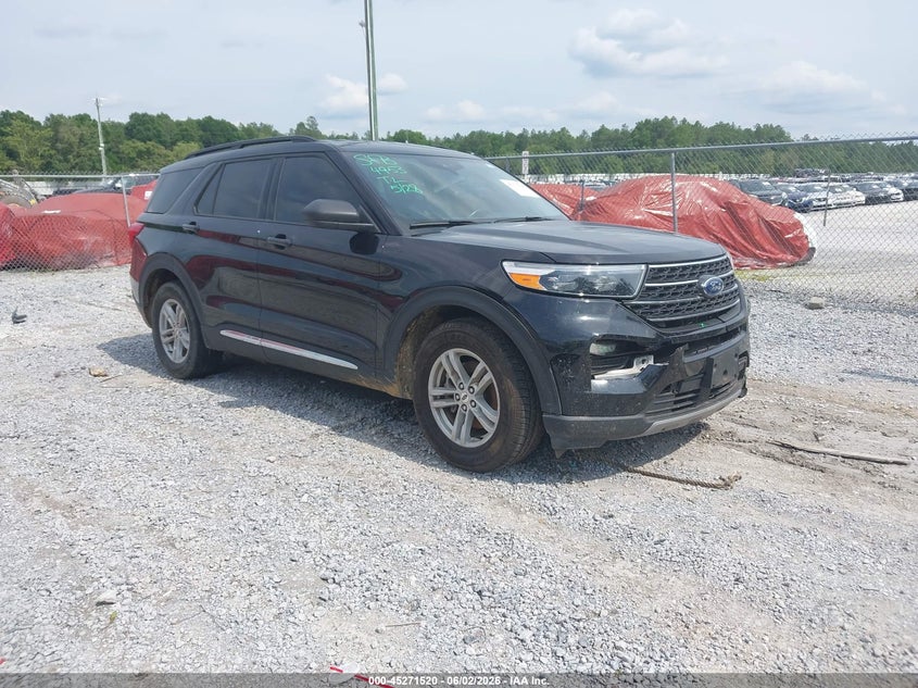 2024 Ford Explorer VIN 1FMSK7DH3RGA04054 IAAI salvage auction — SIDE, Rebuildable (Florida), sold $8,100 on 2026-07-30 (photo 1)