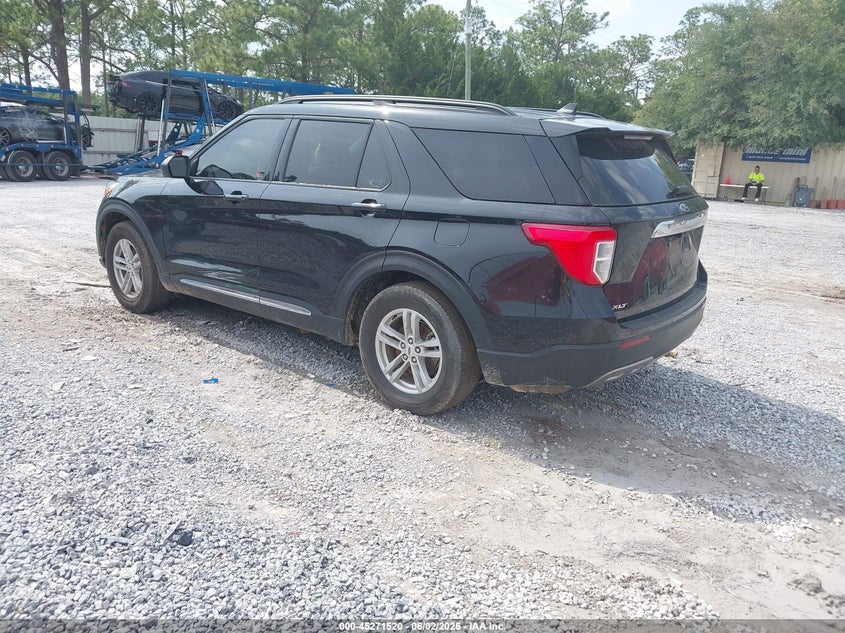 2024 Ford Explorer VIN 1FMSK7DH3RGA04054 IAAI salvage auction — SIDE, Rebuildable (Florida), sold $8,100 on 2026-07-30 (photo 3)