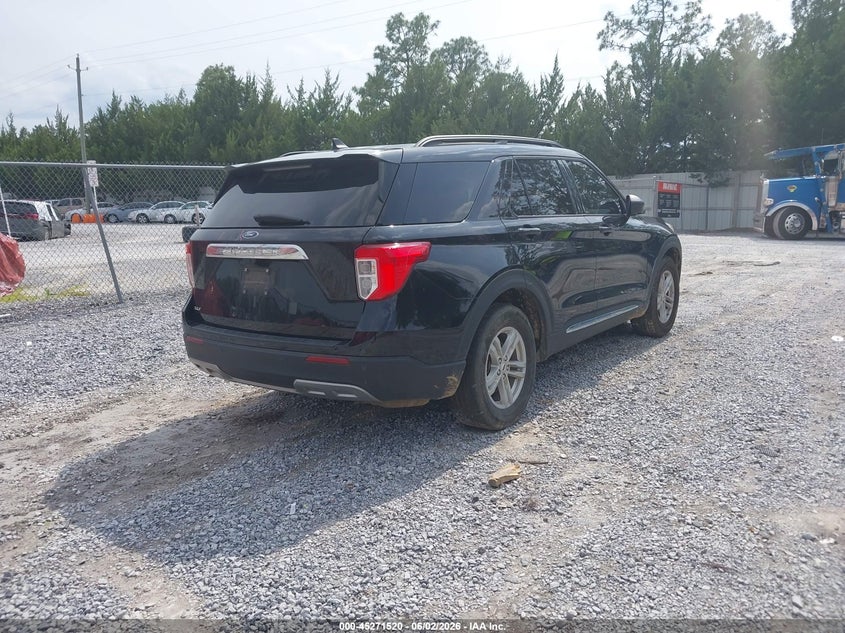 2024 Ford Explorer VIN 1FMSK7DH3RGA04054 IAAI salvage auction — SIDE, Rebuildable (Florida), sold $8,100 on 2026-07-30 (photo 4)