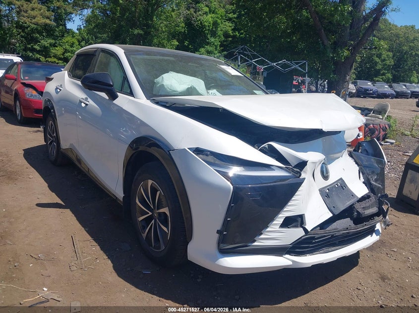 2024 Lexus Rz VIN JTJABABB6RA001130 IAAI salvage auction — FRONT END, Salvage Title, sold $9,950 on 2026-07-16 (photo 1)