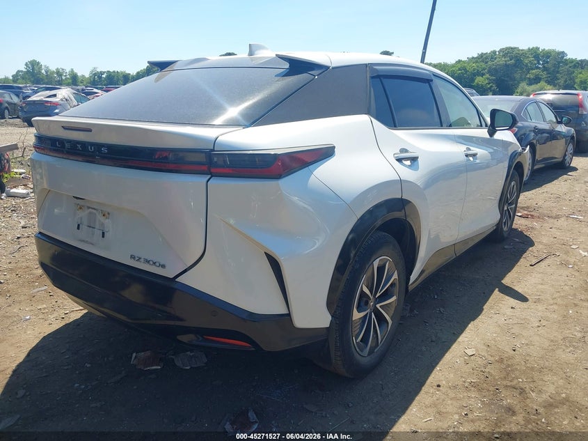 2024 Lexus Rz VIN JTJABABB6RA001130 IAAI salvage auction — FRONT END, Salvage Title, sold $9,950 on 2026-07-16 (photo 4)