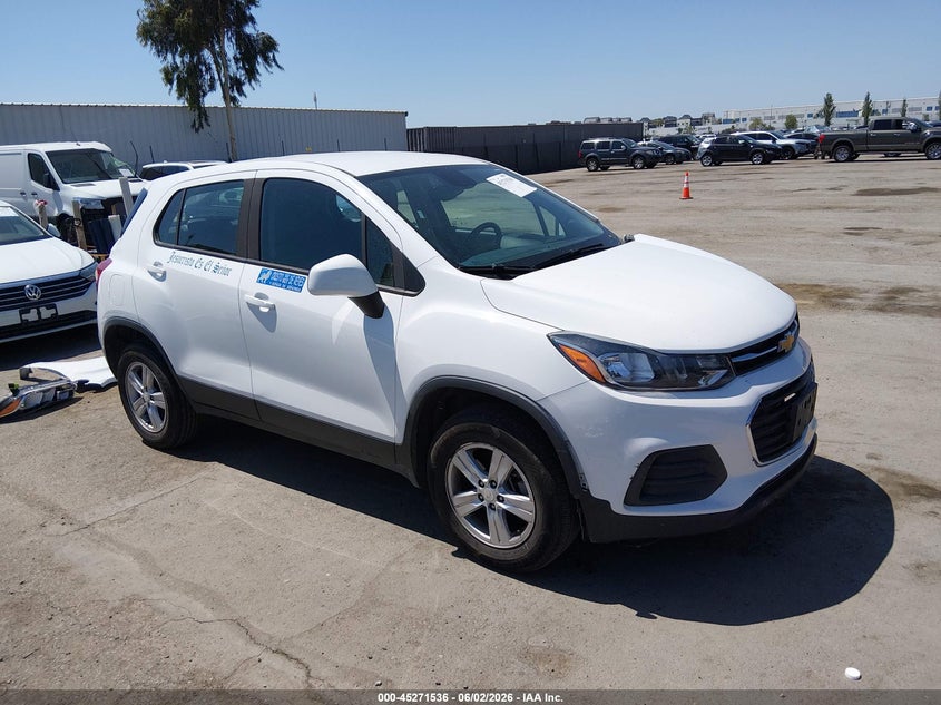 2021 Chevrolet Trax VIN KL7CJNSM2MB368209 IAAI salvage auction — FRONT END, Salvage Title, sold $1,600 on 2026-07-20 (photo 1)