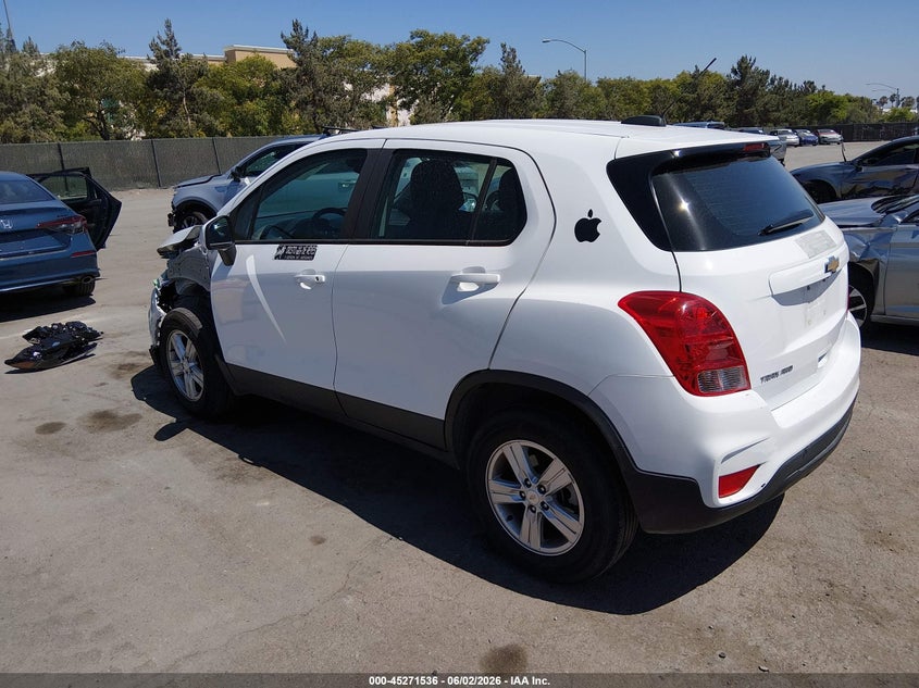 2021 Chevrolet Trax VIN KL7CJNSM2MB368209 IAAI salvage auction — FRONT END, Salvage Title, sold $1,600 on 2026-07-20 (photo 3)