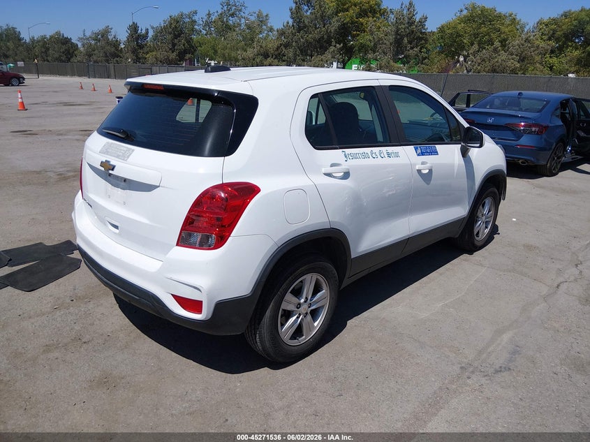 2021 Chevrolet Trax VIN KL7CJNSM2MB368209 IAAI salvage auction — FRONT END, Salvage Title, sold $1,600 on 2026-07-20 (photo 4)