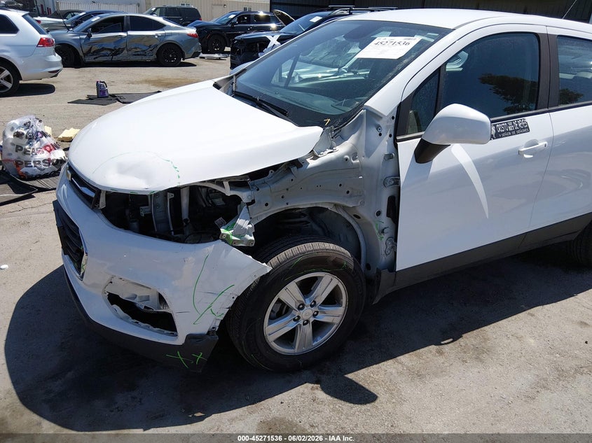 2021 Chevrolet Trax VIN KL7CJNSM2MB368209 IAAI salvage auction — FRONT END, Salvage Title, sold $1,600 on 2026-07-20 (photo 6)