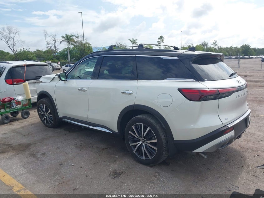 2025 Infiniti Qx60 VIN 5N1AL1HU1SC354471 IAAI salvage auction — FRONT END, Salvage Title, sold $7,150 on 2026-07-29 (photo 3)