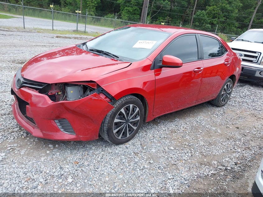2016 Toyota Corolla VIN 2T1BURHE8GC727341 IAAI salvage auction — FRONT END, Salvage Title, sold $525 on 2026-07-31 (photo 2)