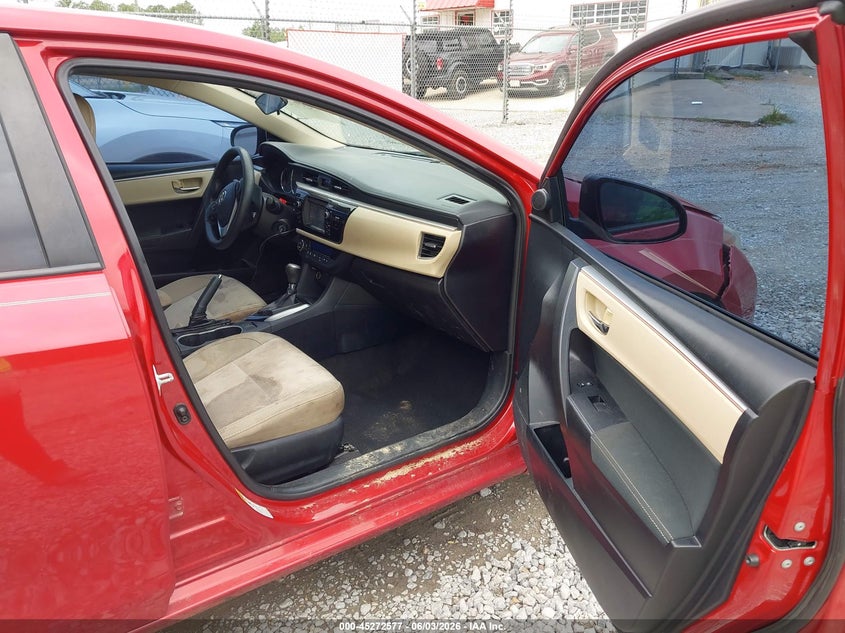 2016 Toyota Corolla VIN 2T1BURHE8GC727341 IAAI salvage auction — FRONT END, Salvage Title, sold $525 on 2026-07-31 (photo 5)