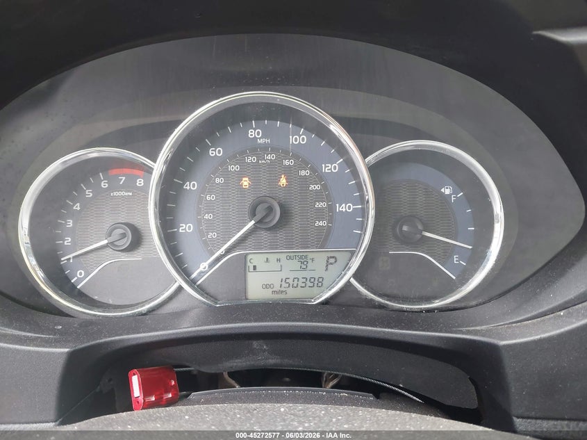 2016 Toyota Corolla VIN 2T1BURHE8GC727341 IAAI salvage auction — FRONT END, Salvage Title, sold $525 on 2026-07-31 (photo 7)