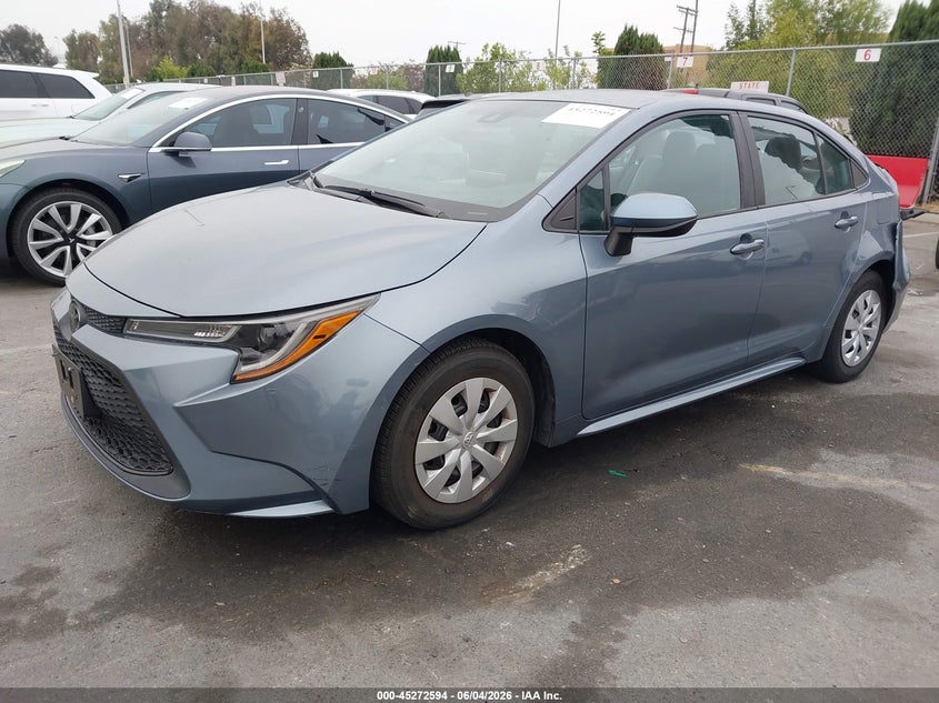 2022 Toyota Corolla VIN 5YFDPMAE9NP325872 IAAI salvage auction — REAR END, Salvage Title, sold $4,800 on 2026-07-09 (photo 2)